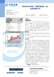 医药生物行业周报：财报密集披露，关注业绩超预期个股