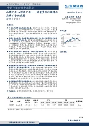 营销传播行业专题报告:品牌广告vs效果广告-流量费用的激增与品牌广告的反转