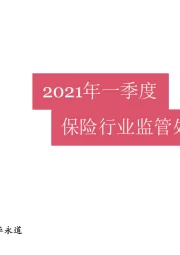 2021年一季度保险行业监管处罚分析