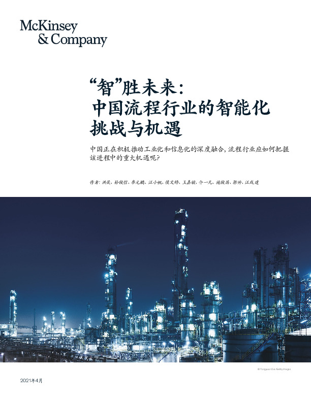 流程行业：“智”胜未来：中国流程行业的智能化挑战与机遇