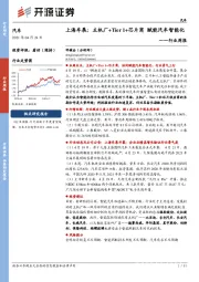 汽车行业周报：上海车展：主机厂+Tier 1+芯片商 赋能汽车智能化