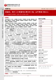 机械行业周报（2021年4月第4周）-挖掘机：预计4月销量同比增长约10%，全年增速20%以上