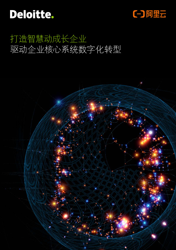 信息技术：打造智慧动成长企业-驱动企业核心系统数字化转型