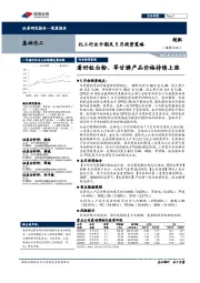 化工行业中期及5月投资策略：看好钛白粉、草甘膦产品价格持续上涨