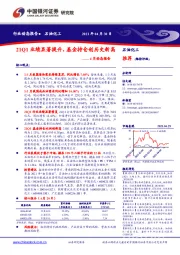 石油化工4月动态报告：21Q1业绩显著提升，基金持仓创历史新高