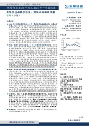 保险行业2020年报及2021年一季报综述:寿险负债端稳步修复,财险承保端超预期