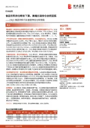 21Q1食品饮料行业基金持仓分析报告:食品饮料持仓略有下滑,高端白酒持仓依然坚挺