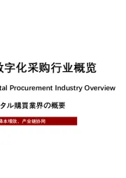 2021年中国企业数字化采购行业概览