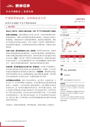 医药行业2021年度中期策略报告：中国医药崛起路，创新输出进行时