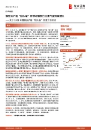 关于2021年钢铁去产能“回头看”检查工作点评：钢铁去产能“回头看”将带动钢铁行业景气度持续提升