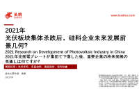 2021年光伏板块集体杀跌后,硅料企业未来发展前景几何?