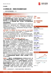 碳中和深度报告(六):日本降碳之路:资源约束型国家的选择