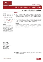 “B”评级房企系列之样本房企销售跟踪：7家“B”评级及样本房企1-4月销售累计同比翻番