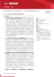 化工行业周报：东南亚轮胎双反终裁将落地，看好周期震荡再出发