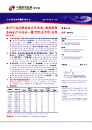 零售行业暨2020至21Q1总结:看好可选消费板块后市表现,维持推荐各细分行业龙头