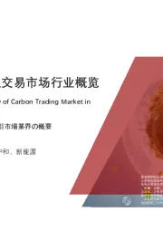 2021年中国碳排放权交易市场行业概览