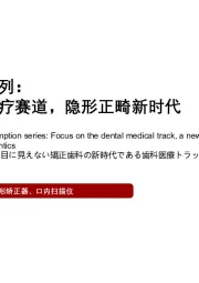 医药消费系列：聚焦口腔医疗赛道，隐形正畸新时代