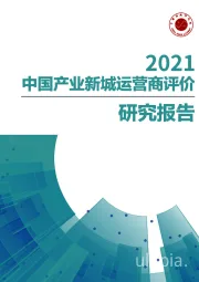 房地产行业：2021中国产业新城运营商评价研究报告