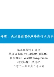 环保:碳中和迎峥嵘,关注能源替代&潜在行业龙头价值重估