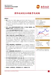 纺织服装行业动态点评报告：国际运动龙头的数字化战略