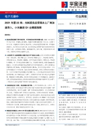 电子元器件2021年第22周：光刻胶供应受限本土厂商加速导入，小米集团Q1业绩超预期