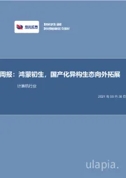 计算机行业专题:鸿蒙初生,国产化异构生态向外拓展