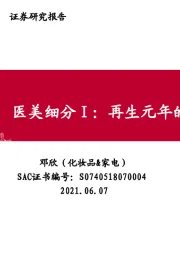 医美细分Ⅰ：再生元年的针剂趋势