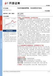 电气设备行业周报：电动车数据超预期，光伏政策更市场化