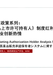 2021年医药政策系列：MAH（药品上市许可持有人）制度红利释放，引燃医药产业创新热情