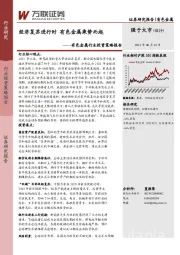 有色金属行业投资策略报告：经济复苏进行时 有色金属乘势而起