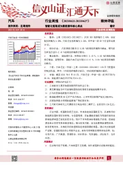 汽车行业周报：智能化逐渐成为新能源车核心卖点