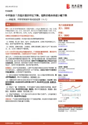 新能源、环保领域碳中和动态追踪（十八）：中环股份7月硅片报价环比下降，硅料价格未来或小幅下跌