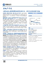 房地产开发行业周报：公募REITs新增保障性租赁住房行业，武汉完成首批集中供地