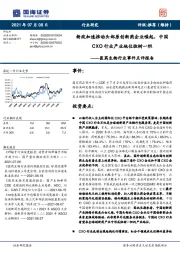 医药生物行业事件点评报告:新政加速推动头部原创新药企业崛起,中国CXO行业产业地位独树一帜