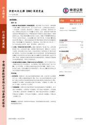 石油石化行业研究周报：供需双向支撑DMC深度受益