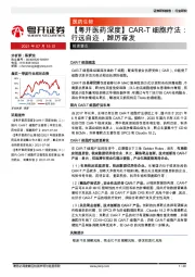 【粤开医药深度】CAR-T细胞疗法：行远自迩，踔厉奋发