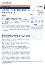 基础化工行业周报：油价下跌，丁二烯、聚醚、氯化钾、纯碱等产品价格上涨