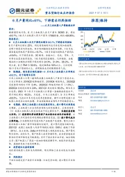 资本货物行业点评报告:6月工业机器人产量数据点评:6月产量同比+61%,下游需求仍然强劲