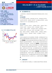 上证电子行业日报：华为P50将于7月29日正式发布