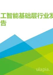 2021年中国人工智能基础层行业发展研究报告