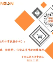 社零看景气（6月社零数据分析）：乡村社零增速回暖，软饮料、化妆品类增速继续领跑