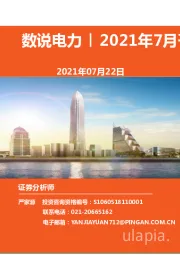 2021年7月刊：数说电力