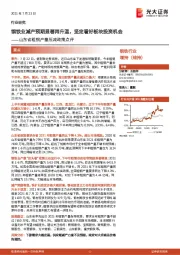 山东省粗钢产量压减政策点评：钢铁业减产预期显著再升温，坚定看好板块投资机会