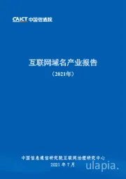 互联网：互联网域名产业报告（2021年）