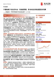 新能源、环保领域碳中和动态追踪(二十五):宁德钠离子电池发布会:性能超预期,锂-钠电池系统适配更多场景