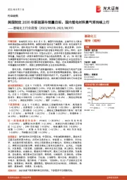 基础化工行业周报：美国制定2030年新能源车销量目标，国内锂电材料景气将持续上行