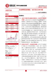 光伏行业深度报告：长坡厚雪优质赛道，光伏龙头未来可期