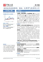 轻工制造行业周报：造纸板块数据跟踪；箱板、瓦楞景气度持续上行