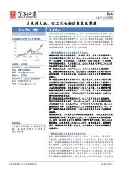 化工行业周报：大鱼择大池，化工巨头挺进新能源赛道