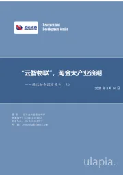 通信持仓深度系列（3）：“云智物联”，淘金大产业浪潮